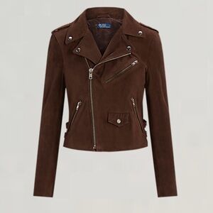 Polo Ralph Lauren Suede Moto Jacket